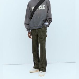 GALLERY DEPT. Pinstripe Pants Dark Green